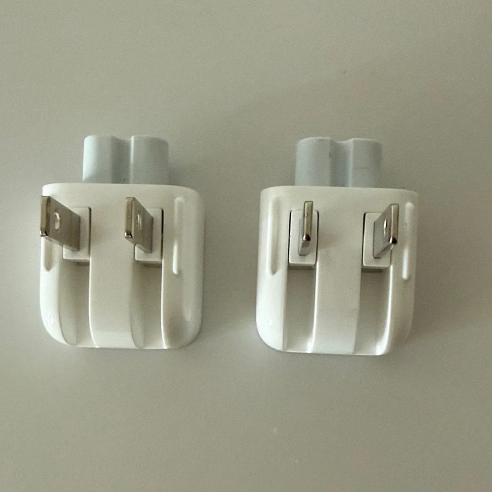 2 Apple Charger Duckhead Adapter Wall Plug